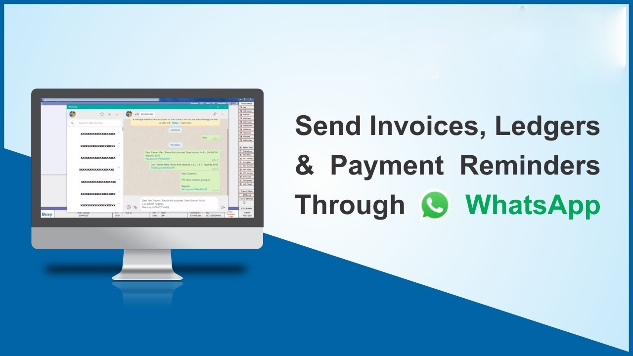 Send Invoices on WhatstApp from Busy and Tally